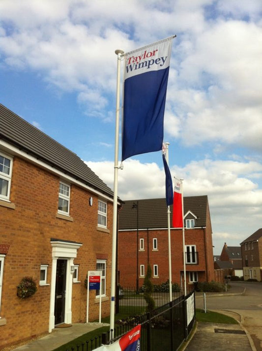 Construction Flag pole